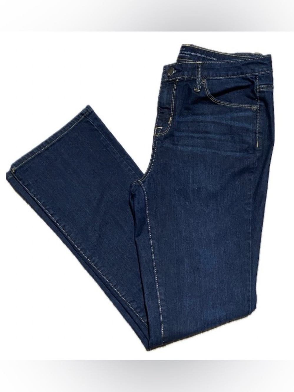 Mossimo Dark Wash Cotton Curvy Bootcut Jeans Y2K Retro Revival Western Americana